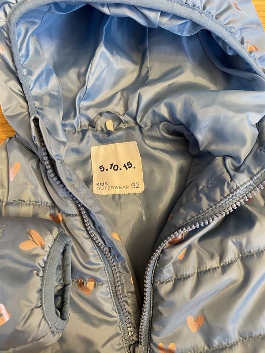 Kurtka zimowa 3w1 5.10.15 rozmiar 92 + komin gratis