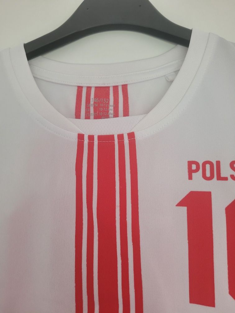 Nowa bluzka z krótkim rękawem dla chłopca dzieci 146/152 Biała Polska
