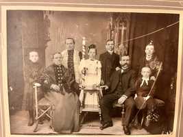 Stara fotografia rodzinna z Zabrza