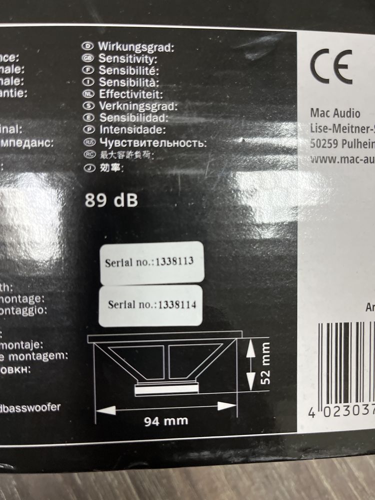 Акустика Mac Audio BLK 10.2