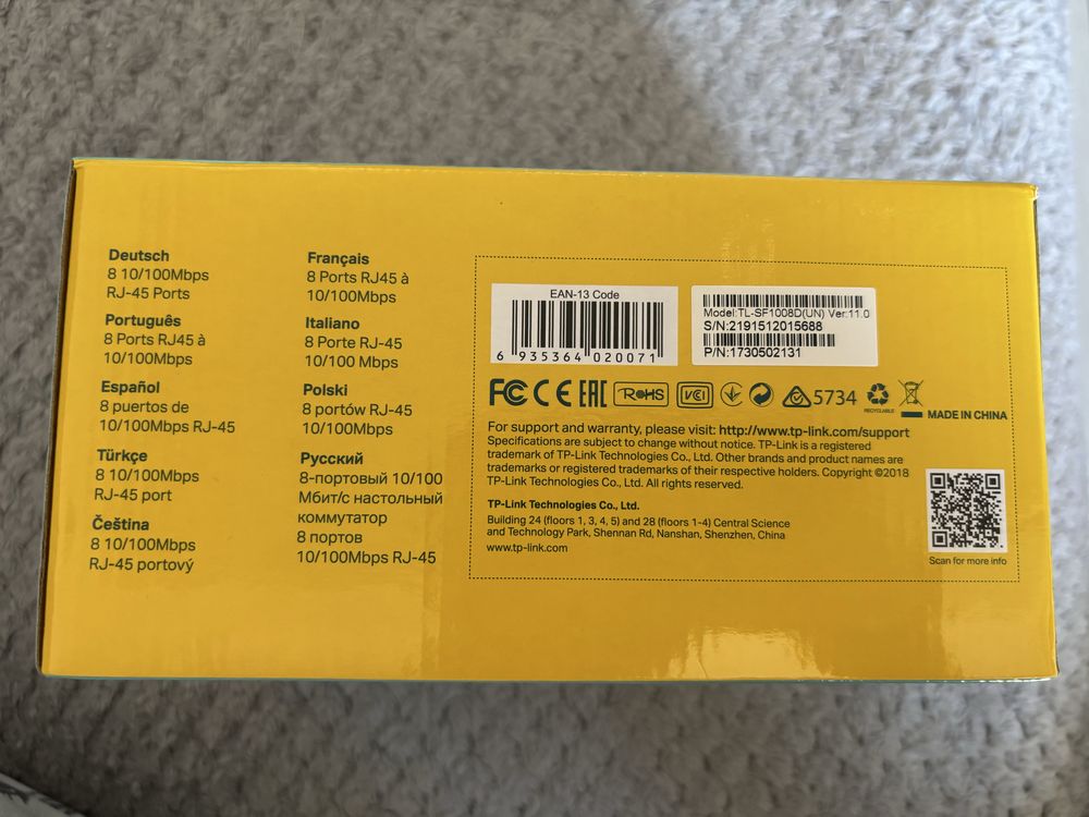 Switch TP-Link SF1008D
