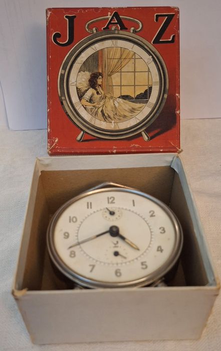Relógio despertador JAZ mecanico vintage