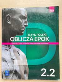 podręcznik język polski „Oblicza epok” 2.2