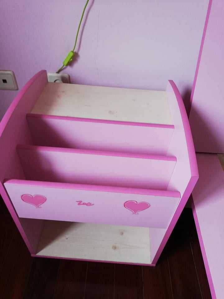 Quarto de Criança Completo Rosa & Madeira clara