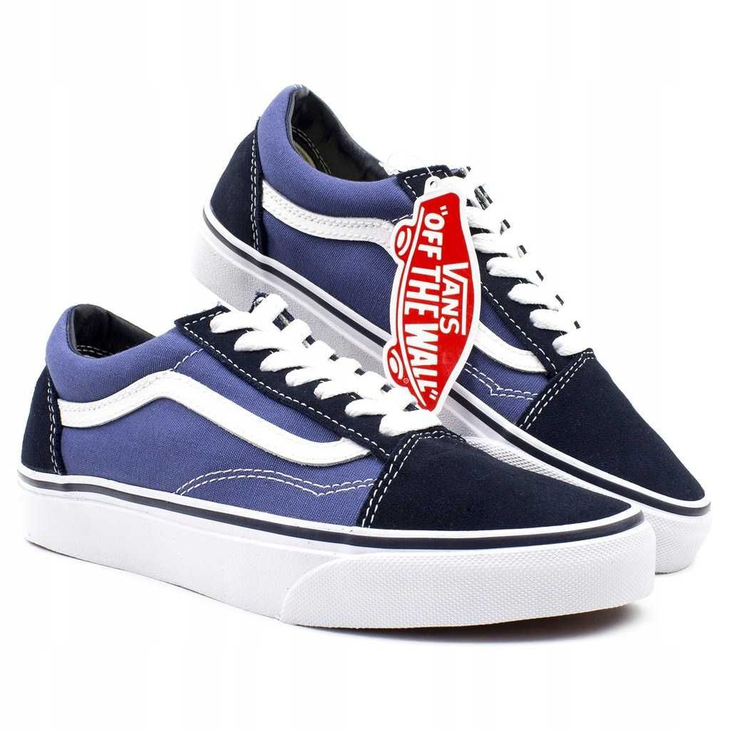 Buty ORYGINALNE trampki Vans Old Skool Navy  r_36/ 36,5/ 40 / 42,5EU