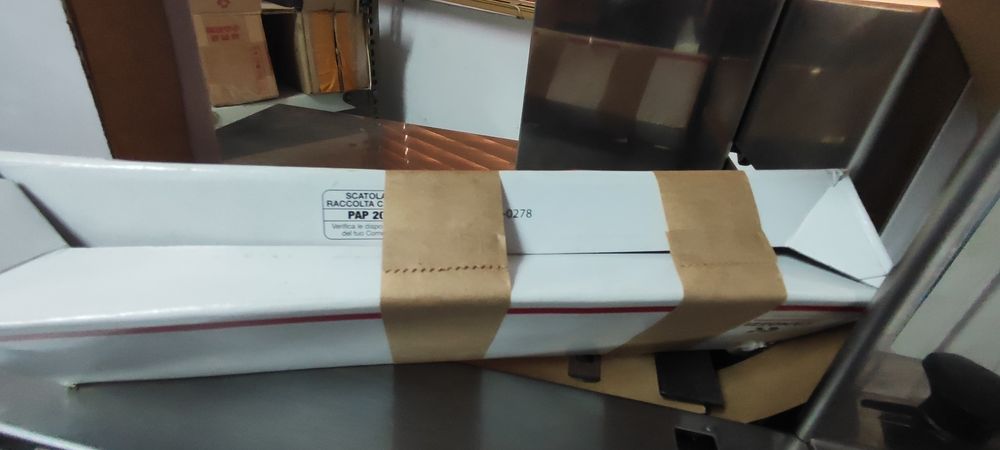 Máquina, banding, de cintar fita de papel. Fita papel craft. Bandall