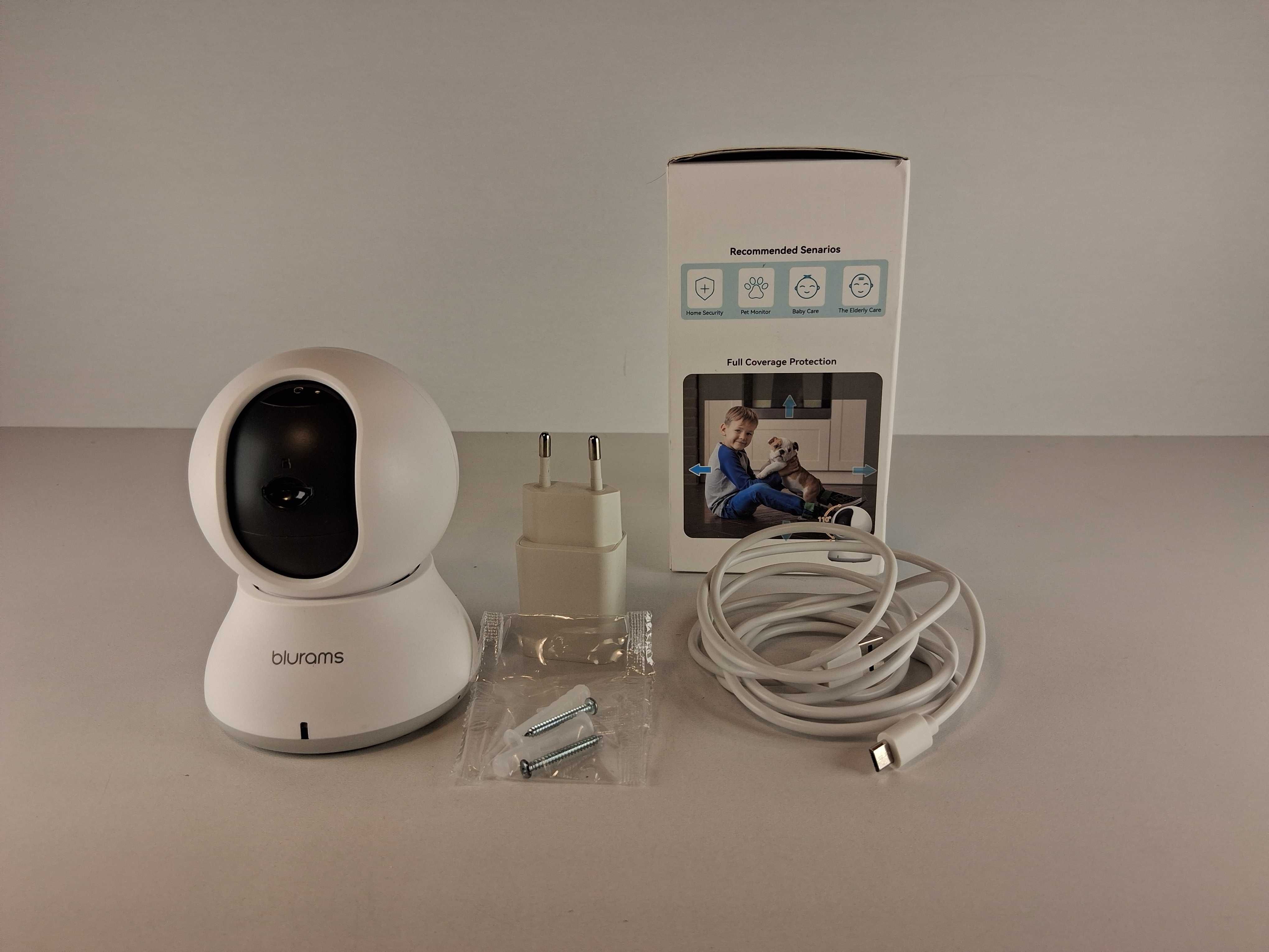 E245 Kamera Monitorująca Smart Home BluRams 1080P Wewnętrzna WiFi IP