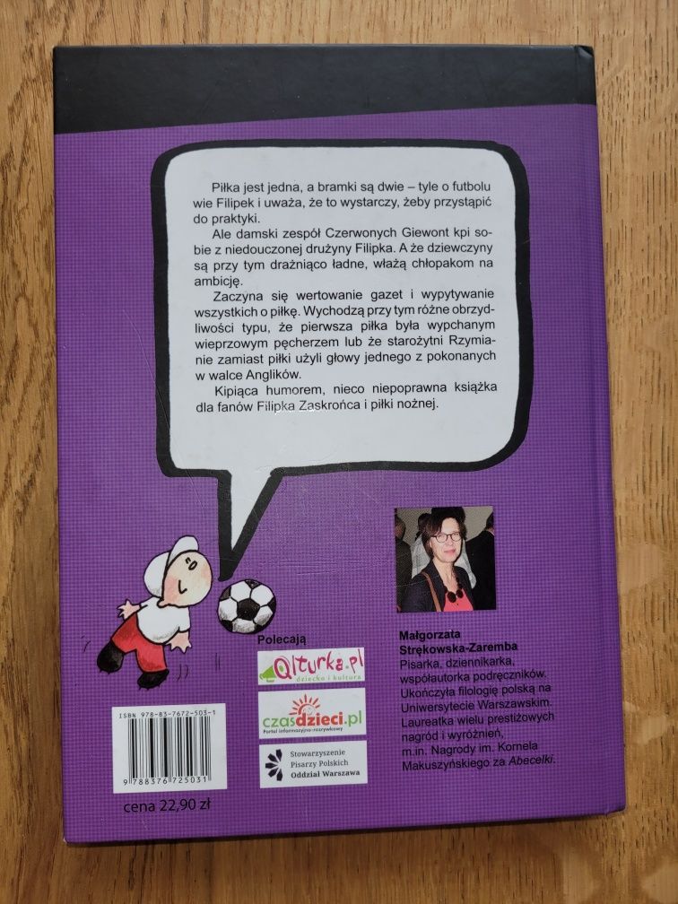 książka Filipek i piłka nożna dla piłkarza