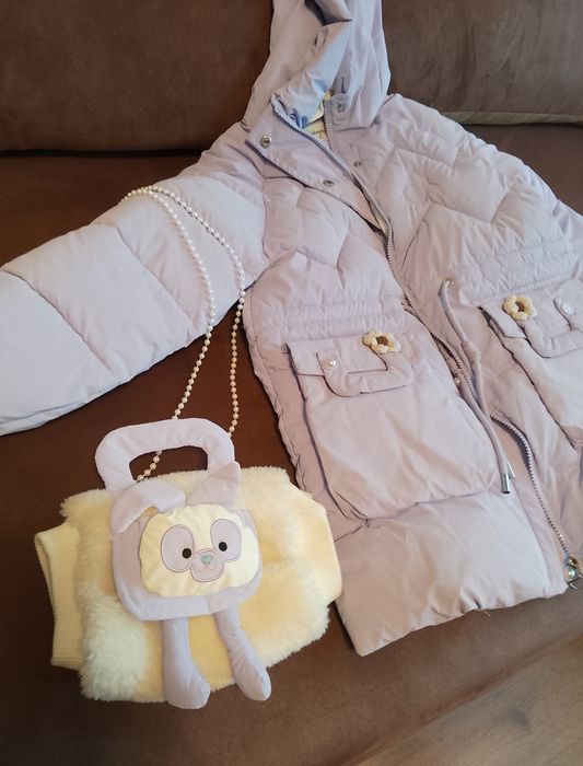 Куртка зимня на дівчинку 10-11років