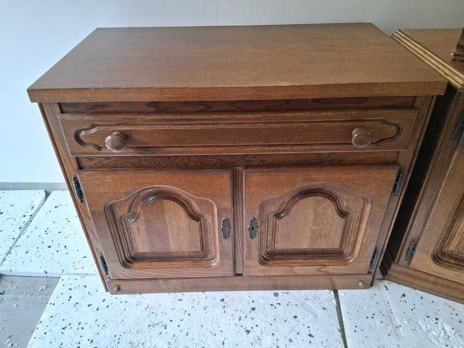 dębowa szafka RTV FLANDERN stan bdb DOWÓZ WYSYŁKA