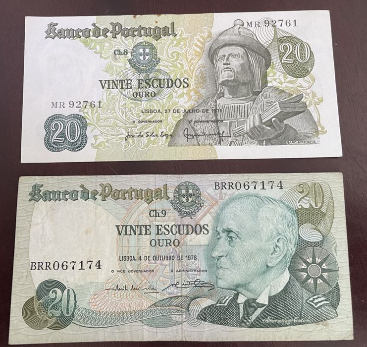 Notas Escudos / Varias
