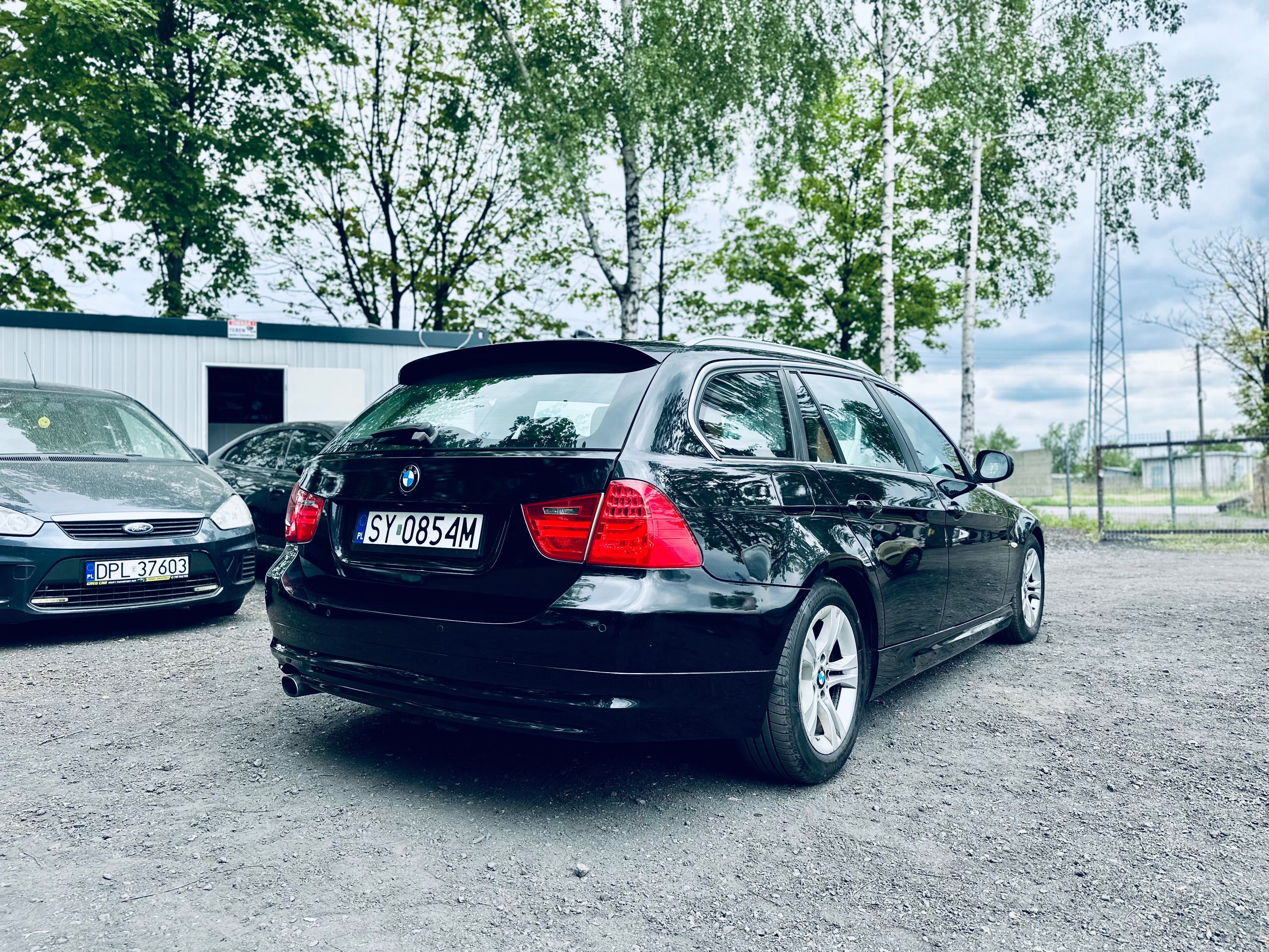 BMW 320D E91 2011r. 2.0D 163KM LIFT Brązowe Skóry Xenon USB AUX