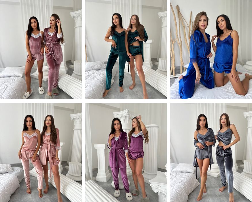 Жіночі піжами 4 в 1