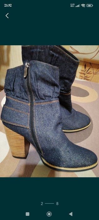 Женские сапоги, демисезонные ботинки, полусапожки