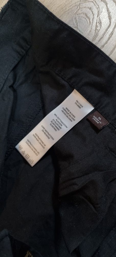Spodnie męskie Michael Kors, W36, czarne, eleganckie, chinosy, logo,