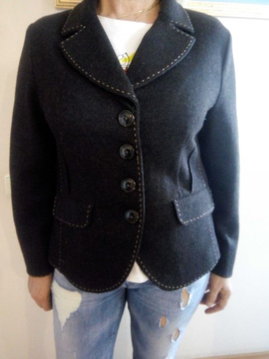 Жакет женский коричневый