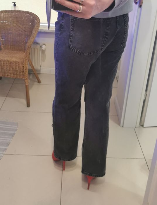 Dżinsy H&M wide high  roz 46