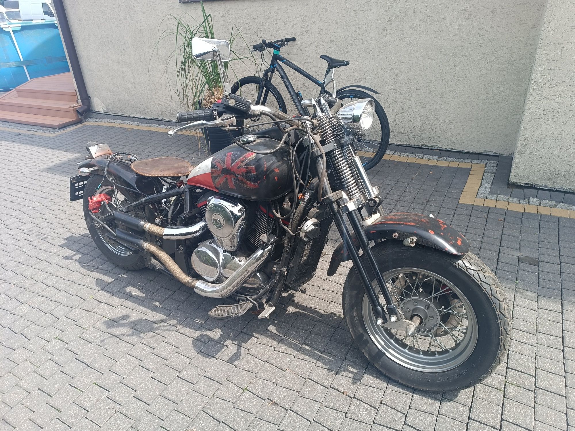 Vulcan 900 bober  zamiana zamienię na motocykl quad cross prl auto bus