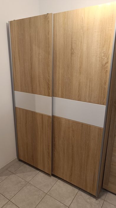 Szafa i półka pod telewizor z witryną