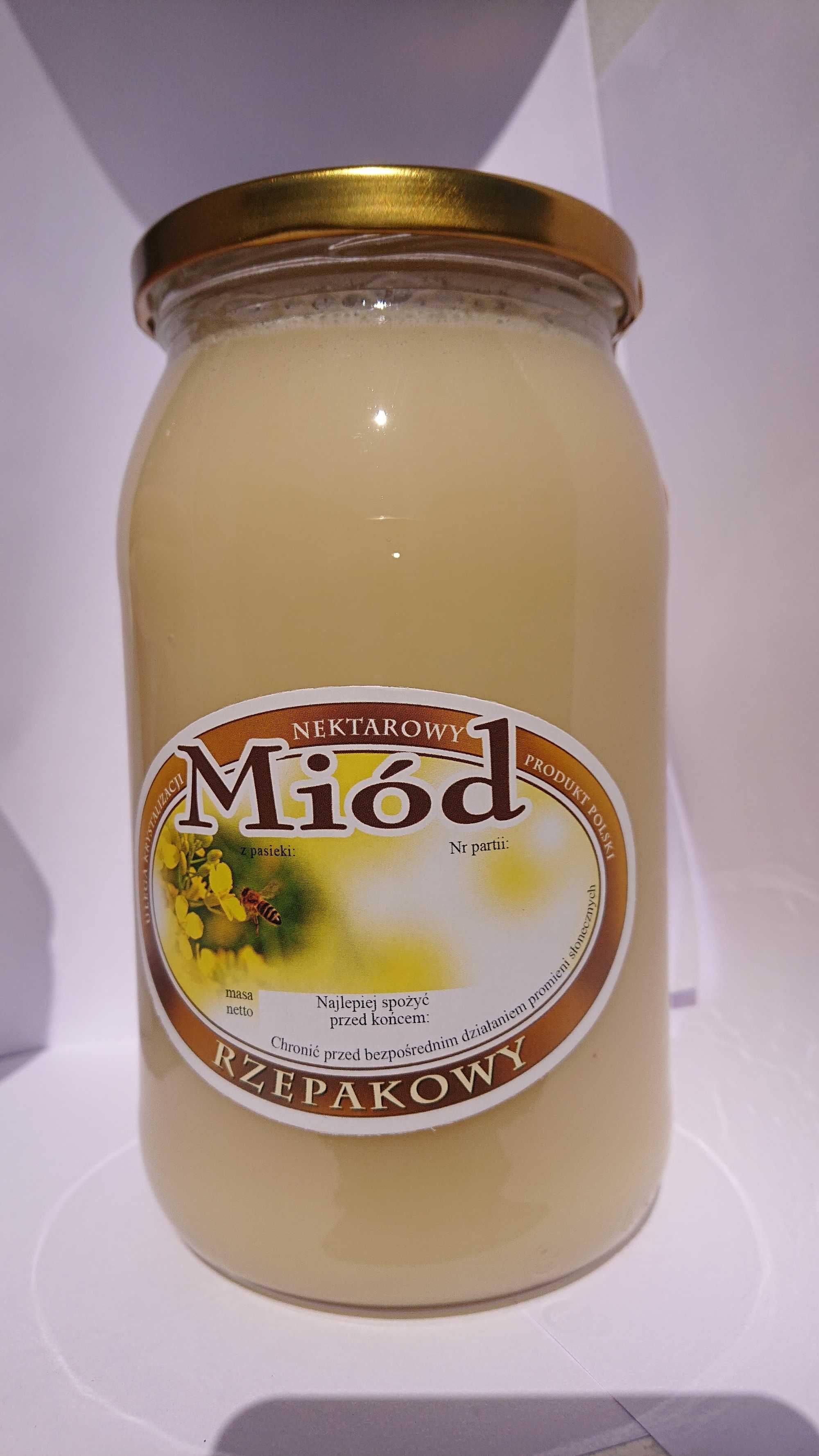 Miód Rzepakowy 100% naturalny