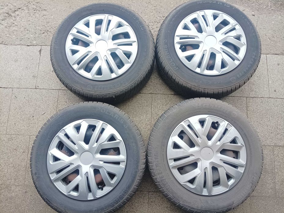 Koła Renault Megane III R15 5x114otwór centr 66,1, opony zimowe Barum
