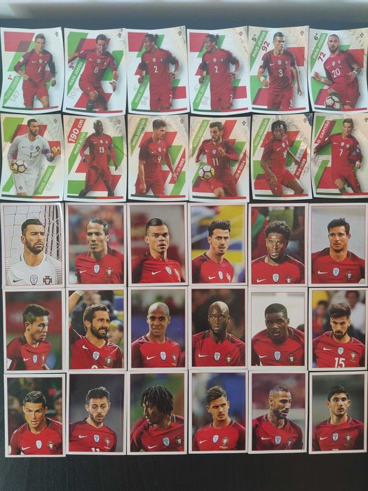 Cromos Fome de Vencer Euro 2016 da seleção nacional Portugal