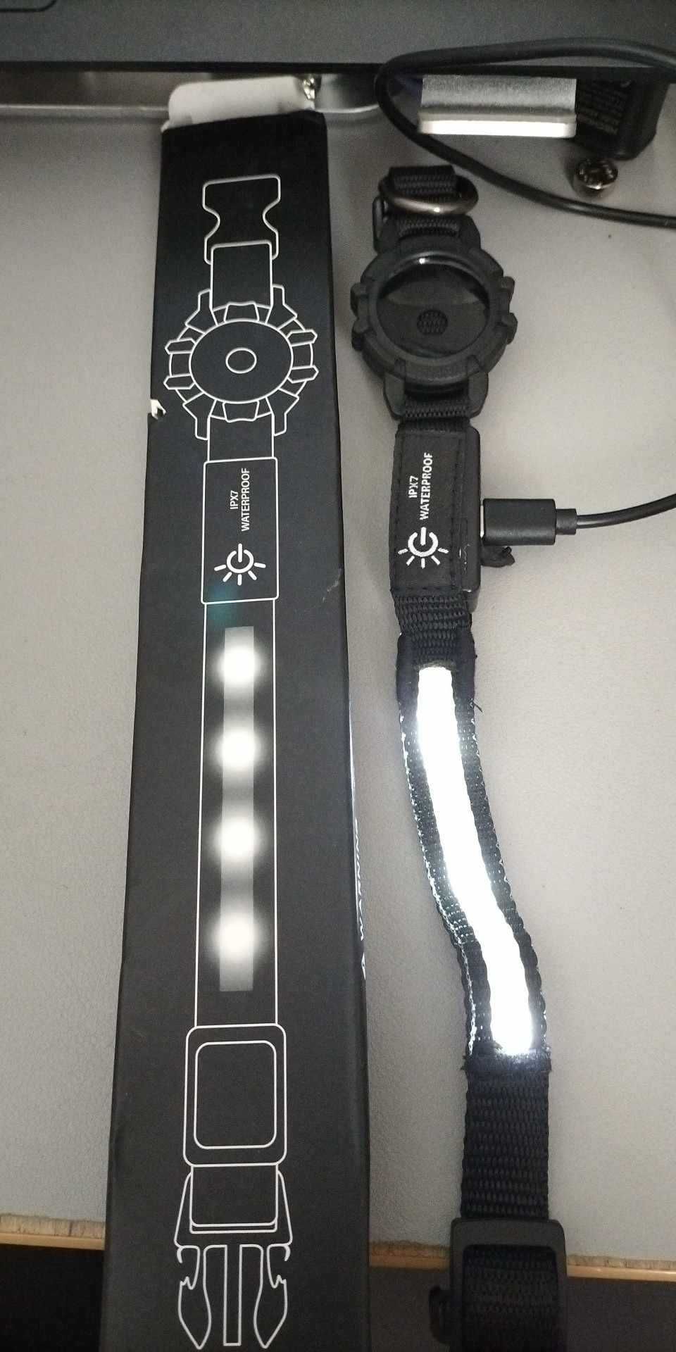 LED Airtag obroża dla psa, ładowana przez USB xs 26 cm