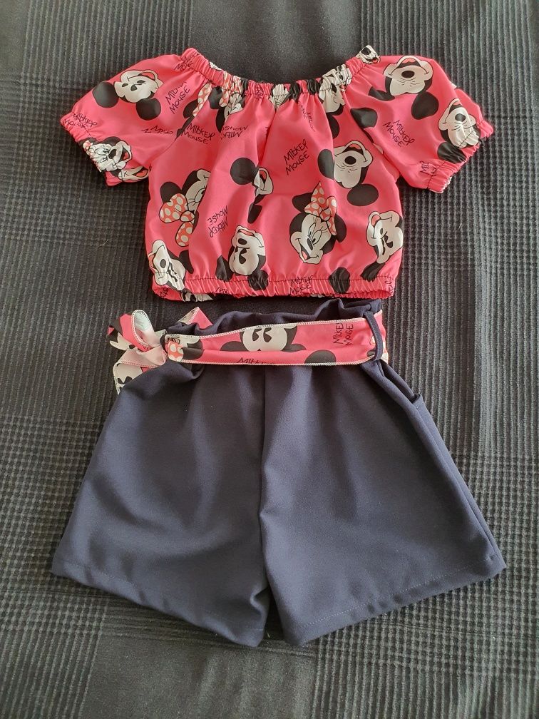 Conjunto Minnie tamanho 10