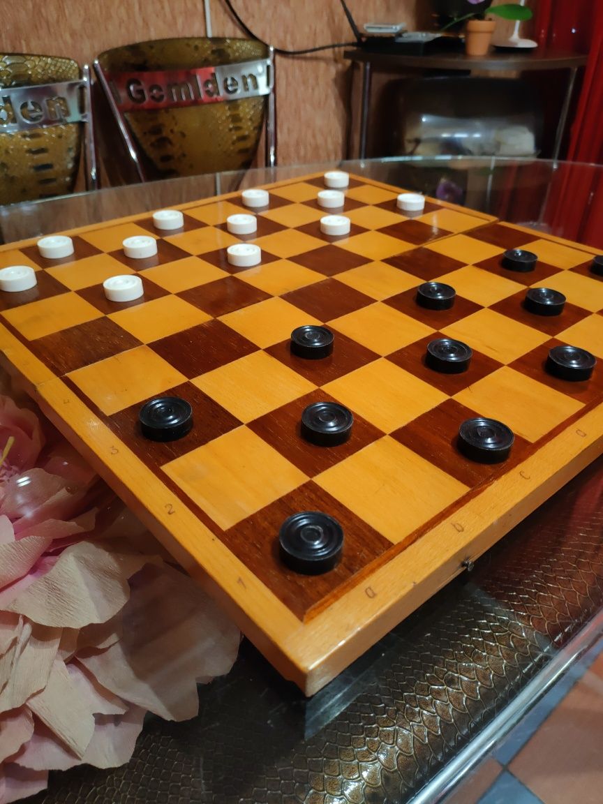 Игровой комплект нарды шашки 50х50 см.