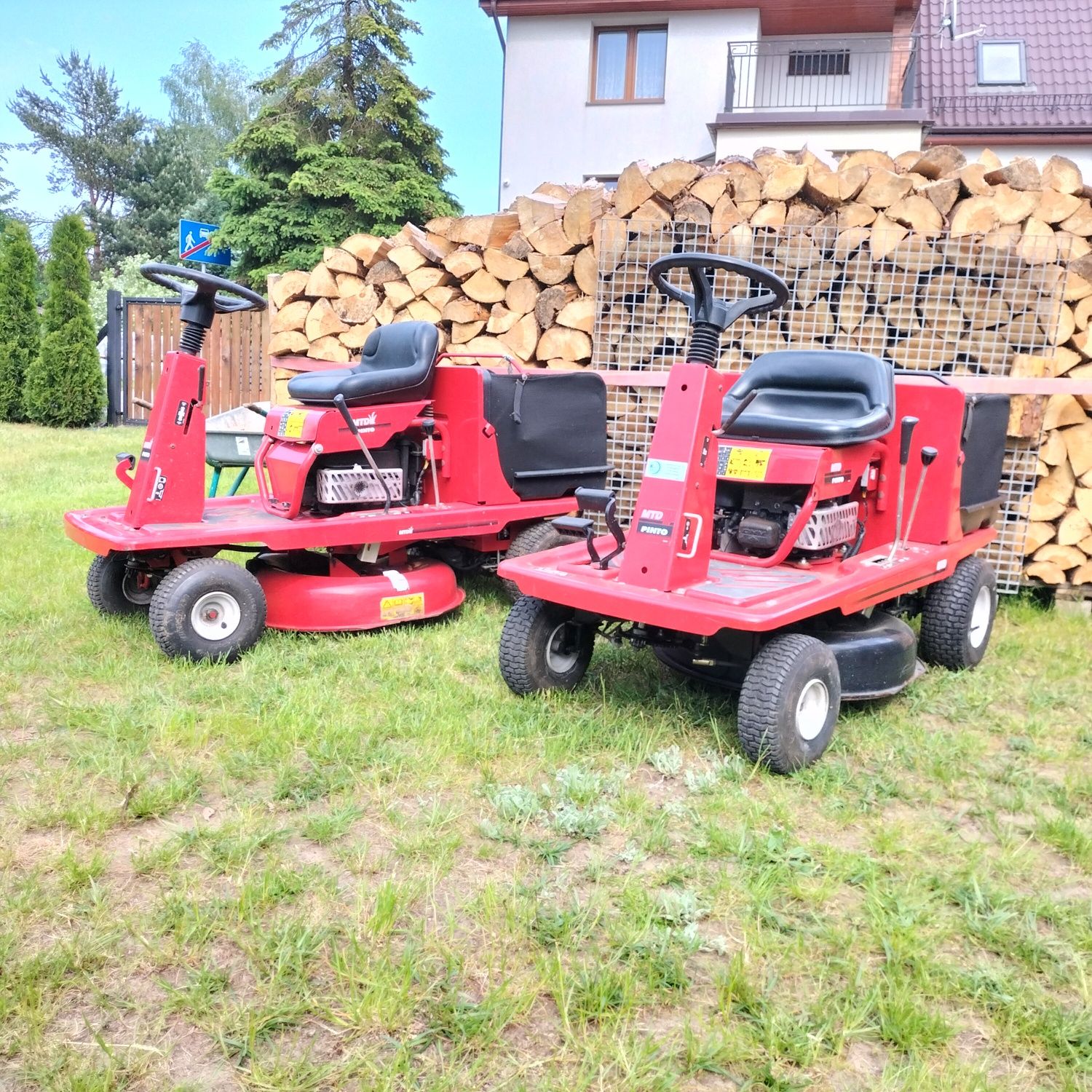 Traktorek kosiarka MTD pinto 2x   do przeglądu