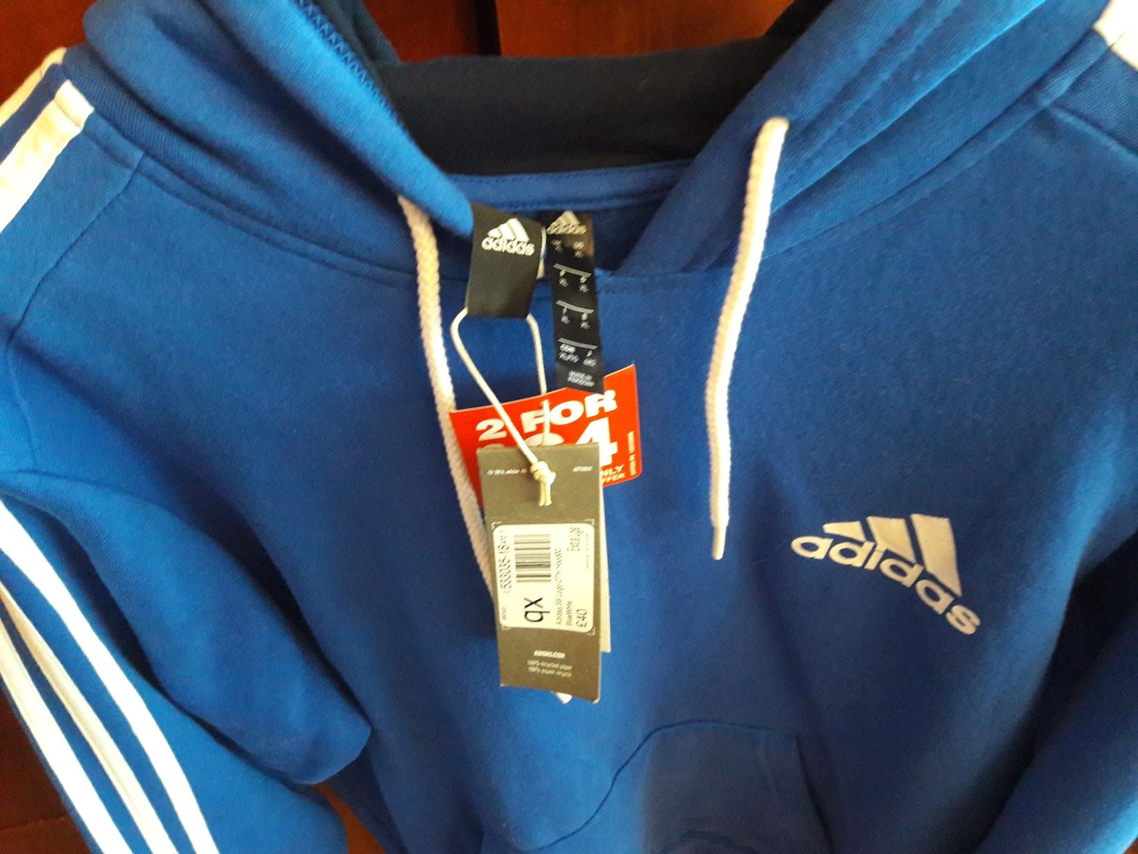 Bluza Adidas niebieska