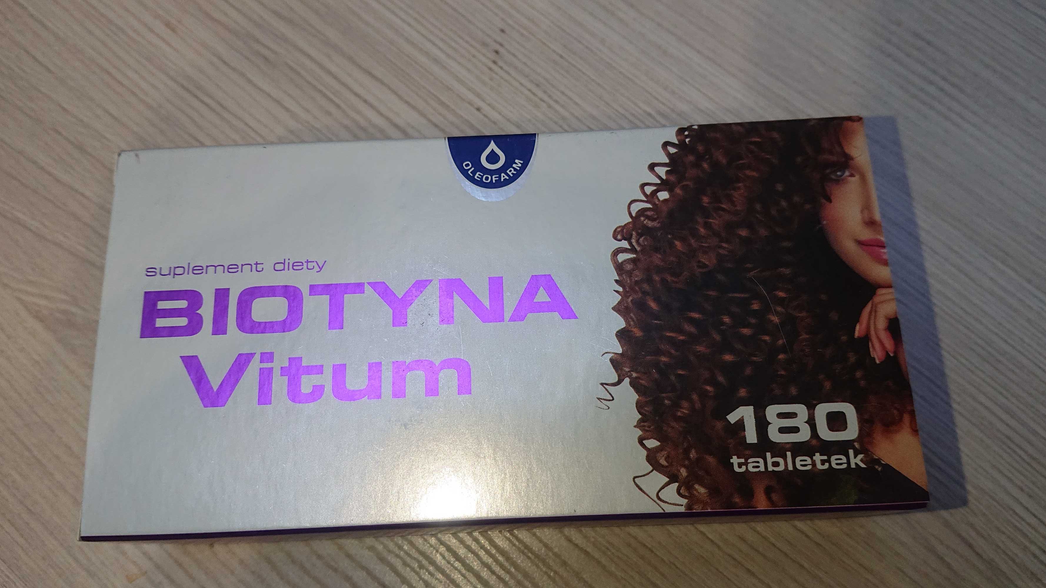 Biotyna Vitum 180 tabletek / termin ważności 05.2024