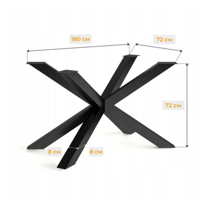 Nowoczesny stół dębowy.