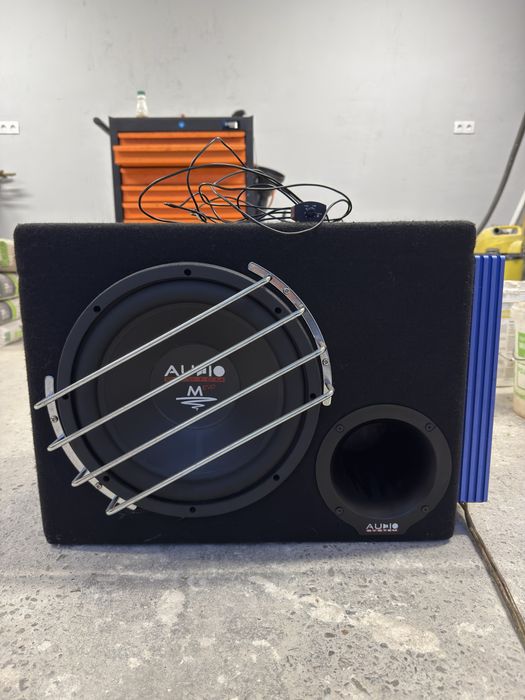 Subwoofer audio system m12 evo + wzmacniacz KICX  AP 1000D