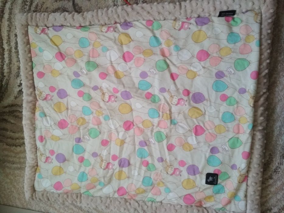 Kocyk niemowlaka minky Lanila kocyk do wózka