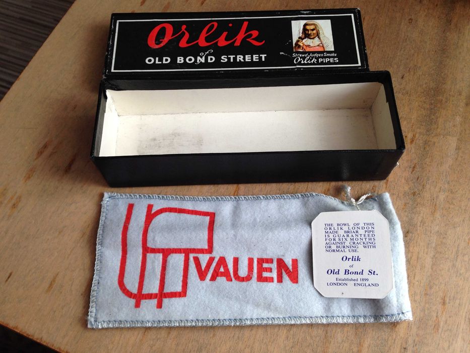 Markowa fajka LINCOLN Sandblasted Briar.