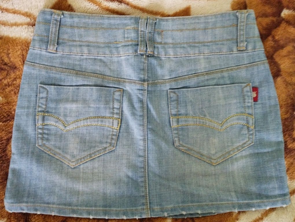 Spódnica mini jeansowa Oranges Red rozmiar 29