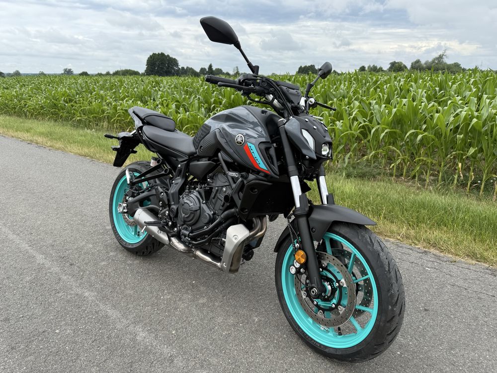 Rezerwacja Yamaha MT07 2024r Tablet A2 35kW Przebieg 270km Niemcy