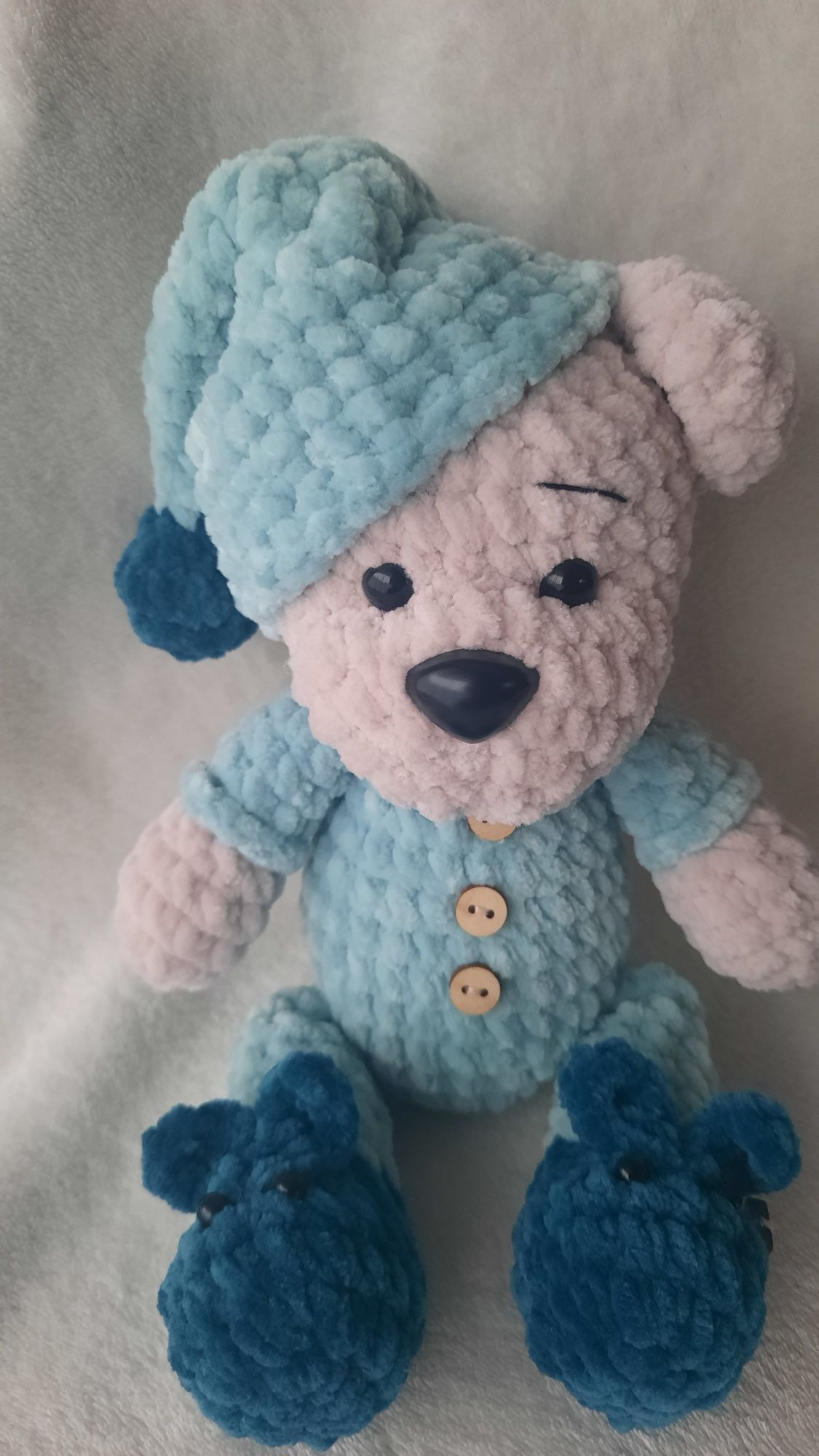 Miś robiony na szydełku amigurumi