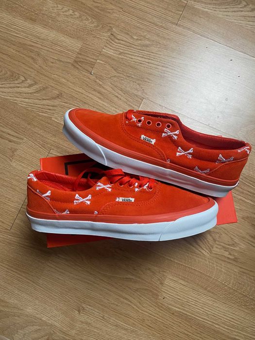 vans vault og era lx x wtaps orange nowe us9 supreme old skool