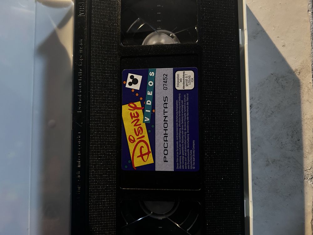 Kaseta VHS Pocahontas Disney