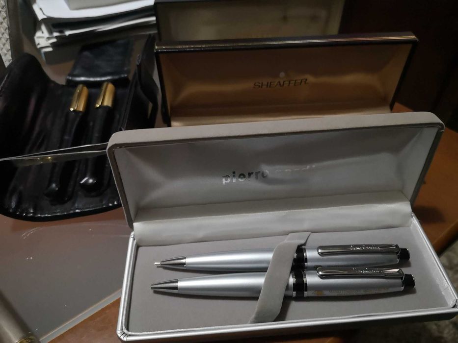 Troco ou Vendo Lote de Canetas de Marca antigas OURO/PRATA