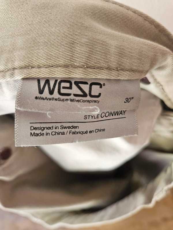 Calções Wesc Beges