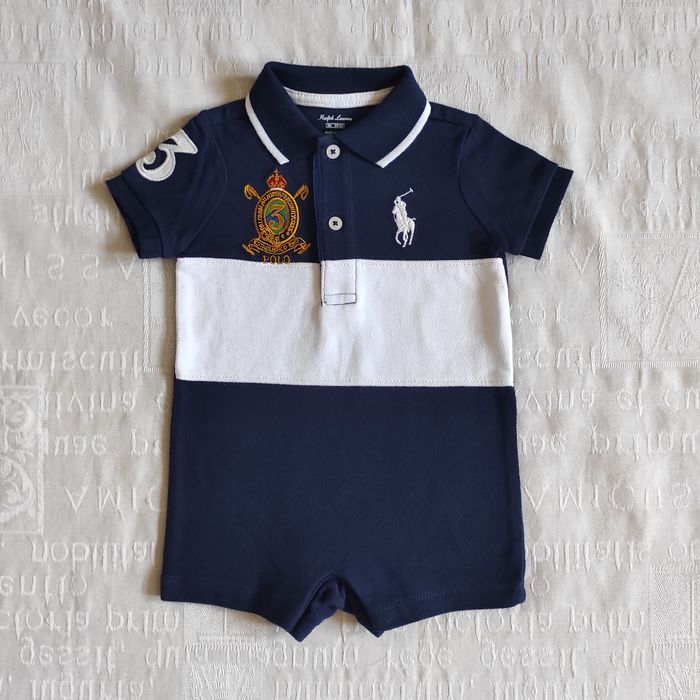 Ромпер Ralph Lauren 3 мес, бодик, поло, песочник