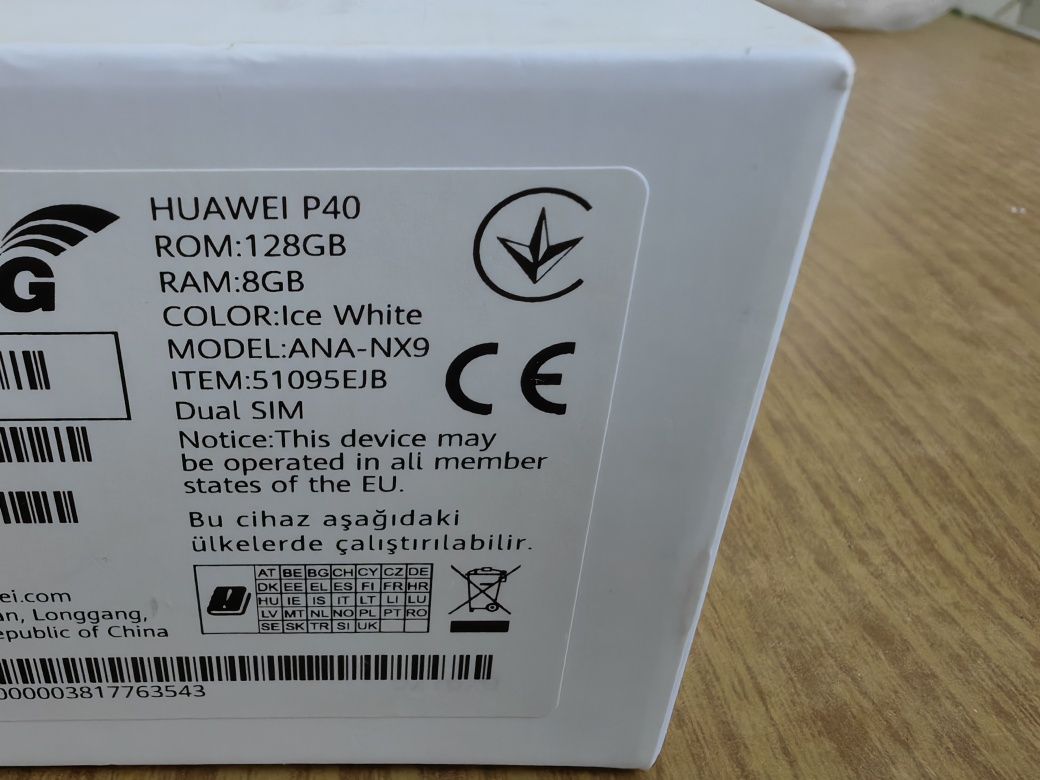 Huawei p40 128gb в сером цвете ANA-NX9