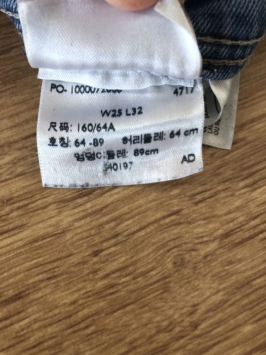 Calças de Ganga Levis W25 L32