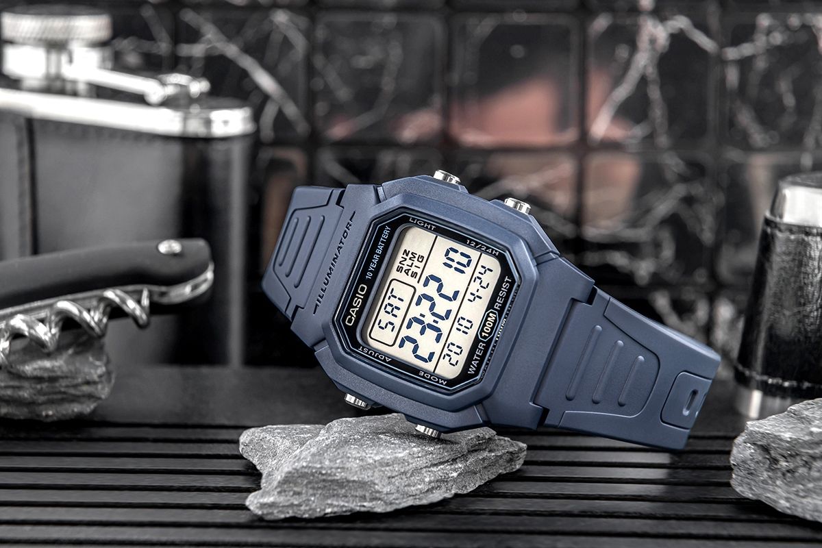 zegarek casio w-800h-2avdf + box
