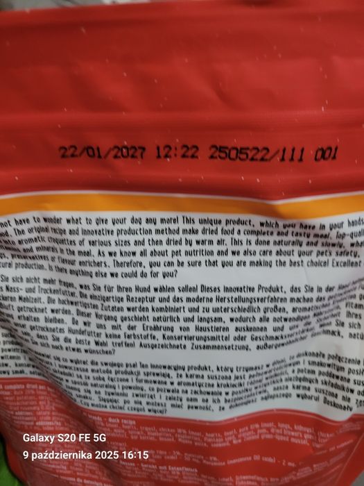 Karma i smaczki dla psa