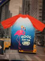Koszulka młodzieżowa sportowa COOL FOR THE SUMMER Flaming S M