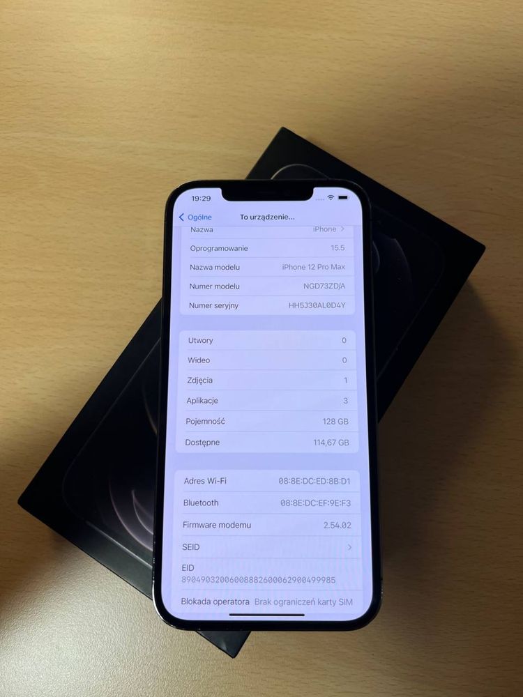 Iphone 12 Pro Max 128gb 90% Graphite